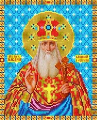 Рисунок на ткани «Святой Макарий»