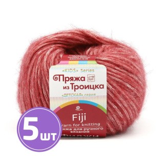 Пряжа из Троицка Фиджи (363), светлая вишня, 5 шт. по 50 г Пряжа из Троицка Фиджи (363), светлая вишня, 5 шт. по 50 г