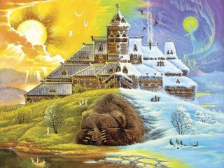 Деревянные пазлы DAVICI «Пробуждение» Деревянные пазлы DAVICI «Пробуждение»