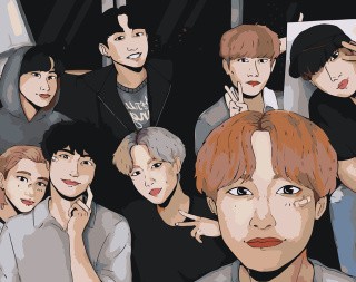 Картина по номерам «Stray Kids Стрей Кидс KPOP кпоп: Арт» Картина по номерам «Stray Kids Стрей Кидс KPOP кпоп: Арт»