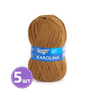 Пряжа Семеновская Karolina (11199), бежевый, 5 шт. по 100 г Пряжа Семеновская Karolina (11199), бежевый, 5 шт. по 100 г