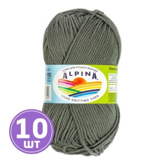 Пряжа Alpina NATURE (004), хаки, 10 шт. по 50 г