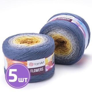 Пряжа YarnArt Flowers (316), мультиколор, 5 шт. по 200 г Пряжа YarnArt Flowers (316), мультиколор, 5 шт. по 200 г