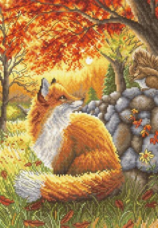 Набор для вышивания «A Friend for Little Fox (Друг для маленького Лиса)» Набор для вышивания «A Friend for Little Fox (Друг для маленького Лиса)»