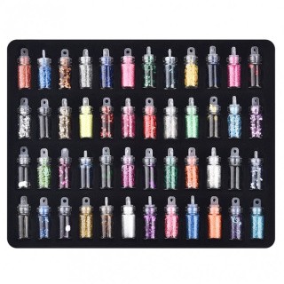 Набор глиттеров, 48 цветов Набор глиттеров, 48 цветов