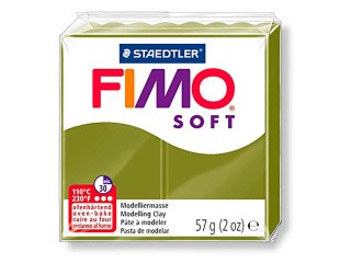 Полимерная глина FIMO Soft, цвет: оливковый, 57 г Полимерная глина FIMO Soft, цвет: оливковый, 57 г