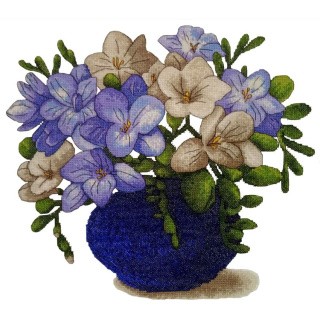 Набор для вышивания «Фрезии» Набор для вышивания «Фрезии»