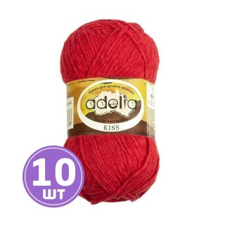 Пряжа Adelia KISS (14), красный, 10 шт. по 50 г Пряжа Adelia KISS (14), красный, 10 шт. по 50 г