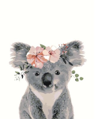 Картина по номерам «Коала» Картина по номерам «Коала»