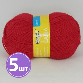 Пряжа Семеновская Lana (10968), гвоздика 5 шт. по 50 г Пряжа Семеновская Lana (10968), гвоздика 5 шт. по 50 г