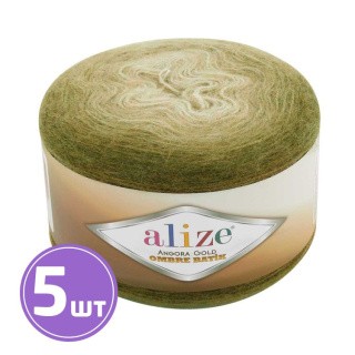 Пряжа ALIZE Angora Gold Ombre Batik (7355), оливковый, 5 шт. по 150 г Пряжа ALIZE Angora Gold Ombre Batik (7355), оливковый, 5 шт. по 150 г