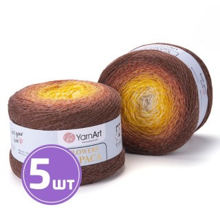Пряжа YarnArt Flowers Alpaca (437), мультиколор, 5 шт. по 250 г Пряжа YarnArt Flowers Alpaca (437), мультиколор, 5 шт. по 250 г