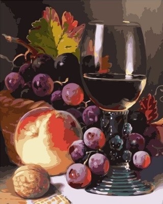Картина по номерам «Винный натюрморт» Картина по номерам «Винный натюрморт»