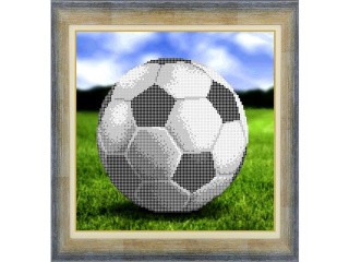Рисунок на ткани «Футбольный мяч»