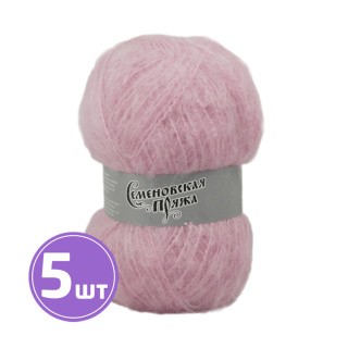 Пряжа Семеновская Mohair Goat (Ангорская коза), (142307), камея розовая, 5 шт. по 100 г Пряжа Семеновская Mohair Goat (Ангорская коза), (142307), камея розовая, 5 шт. по 100 г
