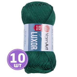 Пряжа YarnArt Luxor (Луксор гиза коттон) (1235), обильный зеленый, 10 шт. по 50 г Пряжа YarnArt Luxor (Луксор гиза коттон) (1235), обильный зеленый, 10 шт. по 50 г