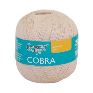 Пряжа Семеновская Cobra (Кобра) (141213), песочный, 5 шт. по 100 г Пряжа Семеновская Cobra (Кобра) (141213), песочный, 5 шт. по 100 г