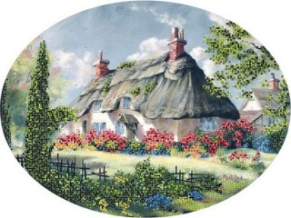 Рисунок на канве «Сказочный домик 2» Рисунок на канве «Сказочный домик 2»