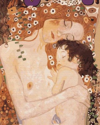 Картина по номерам «Климт. Мать и дитя»
