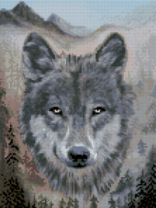 Алмазная вышивка «Волк» Алмазная вышивка «Волк»