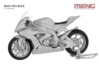 Сборная модель мотоцикла «BMW HP4 RACE», пластик, масштаб 1:9, MENG