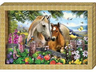 Объемная картина «Я люблю лошадок»