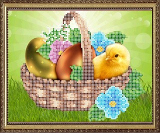 Рисунок на ткани «Пасхальная корзинка» Рисунок на ткани «Пасхальная корзинка»