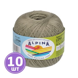 Пряжа Alpina LENA (66), светлый хаки, 10 шт. по 50 г Пряжа Alpina LENA (66), светлый хаки, 10 шт. по 50 г