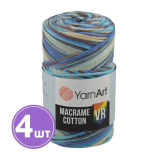 Пряжа YarnArt Macrame Cotton VR (Макраме Коттон ВР) (921), мультиколор, 4 шт. по 250 г Пряжа YarnArt Macrame Cotton VR (Макраме Коттон ВР) (921), мультиколор, 4 шт. по 250 г