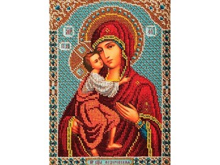 Набор вышивки бисером «Федоровская Богородица»