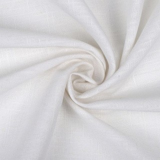 Ткань льняная, 190 г/м², 5 м x 140 см, цвет: белый, TBY