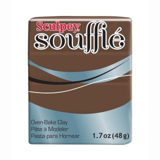 Полимерная глина Sculpey Souffle, цвет: 6053 коричневый, 48 г