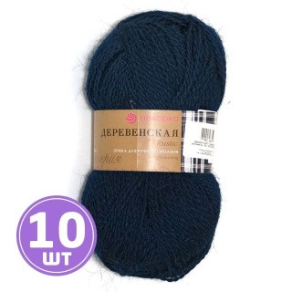 Пряжа Пехорка Деревенская (004), темно-синий, 10 шт. по 100 г Пряжа Пехорка Деревенская (004), темно-синий, 10 шт. по 100 г