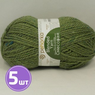 Пряжа Пехорка Смесовая (494), светлый хаки, 5 шт. по 200 г Пряжа Пехорка Смесовая (494), светлый хаки, 5 шт. по 200 г