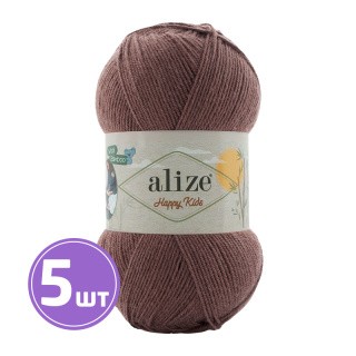 Пряжа ALIZE Happy kids (Хеппи кидс) (232), коричневый, 5 шт. по 100 г Пряжа ALIZE Happy kids (Хеппи кидс) (232), коричневый, 5 шт. по 100 г