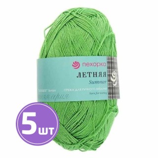 Пряжа Пехорка Летняя (65), экзотика, 5 шт. по 100 г Пряжа Пехорка Летняя (65), экзотика, 5 шт. по 100 г
