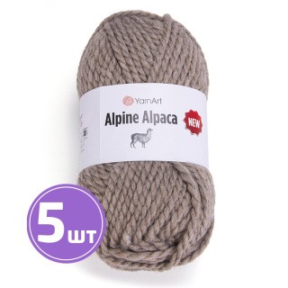 Пряжа YarnArt Alpine Alpaca New (Альпина альпака нью) (1432), бежевый, 5 шт. по 150 г Пряжа YarnArt Alpine Alpaca New (Альпина альпака нью) (1432), бежевый, 5 шт. по 150 г