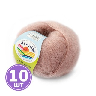 Пряжа Alpina LUCKY MOHAIR (06), античная роза, 10 шт. по 50 г Пряжа Alpina LUCKY MOHAIR (06), античная роза, 10 шт. по 50 г
