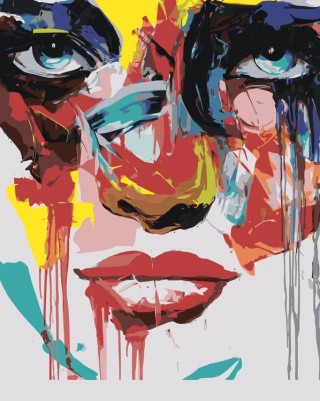 Картина по номерам «Девушка поп-арт» Картина по номерам «Девушка поп-арт»