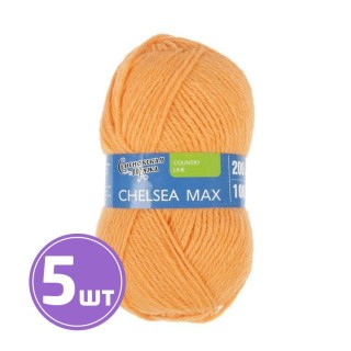 Пряжа Семеновская Chelsea MAX (154), абрикос 5 шт. по 100 г Пряжа Семеновская Chelsea MAX (154), абрикос 5 шт. по 100 г