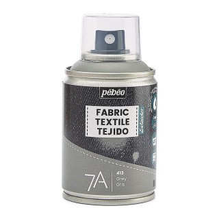 Краска для текстиля 7А Spray (аэрозоль), 100 мл, цвет: светло-серый, Pebeo