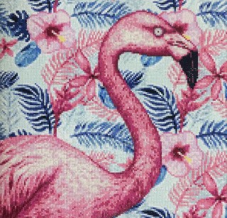 Алмазная вышивка «Экзотический фламинго» Алмазная вышивка «Экзотический фламинго»