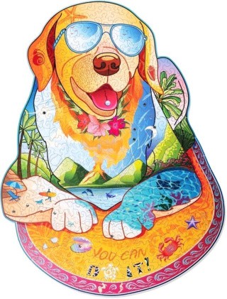 Деревянный пазл Wood Trick «Лабрадор-Серфингист» Деревянный пазл Wood Trick «Лабрадор-Серфингист»