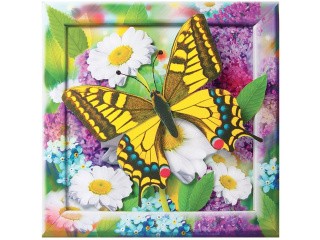 Купить и печать на заказ Картины Объемные бабочки - Карандаш