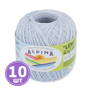 Пряжа Alpina LENA (40), серо-голубой, 10 шт. по 50 г Пряжа Alpina LENA (40), серо-голубой, 10 шт. по 50 г