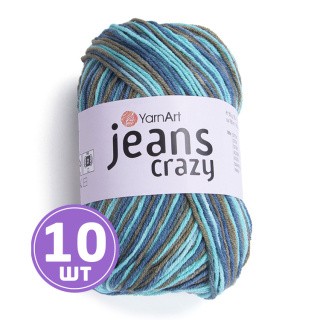 Пряжа YarnArt Jeans Crazy (Джинс Крейзи) (7212), мультиколор, 10 шт. по 50 г