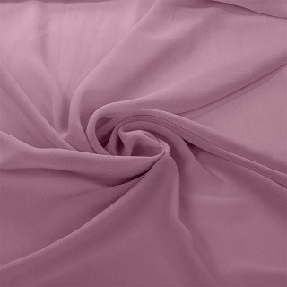 Ткань шифон, 3 м, ширина 150 см, 85 г/м2, цвет: 61 розовый, TBY