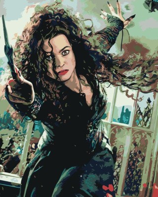 Картина по номерам «Гарри Поттер: Беллатриса Лестрейндж»