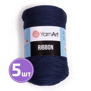 Пряжа YarnArt Ribbon (Риббон) (784), темно-синий, 5 шт. по 250 г