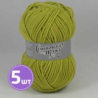 Пряжа Семеновская Defender2 (345), липа, 5 шт. по 100 г Пряжа Семеновская Defender2 (345), липа, 5 шт. по 100 г